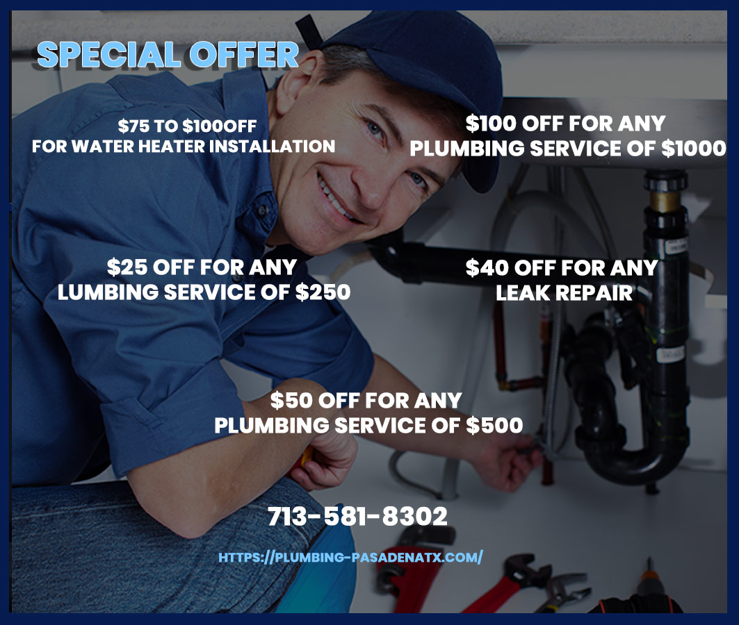 Plumbing Pasadena TX Coupon